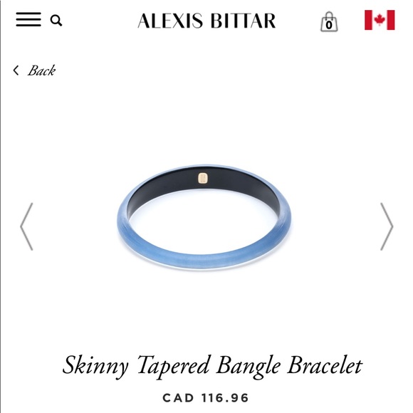 π¦ Alexis Bittar Skinny Tapered Bangle Bracelet - Picture 6 of 6